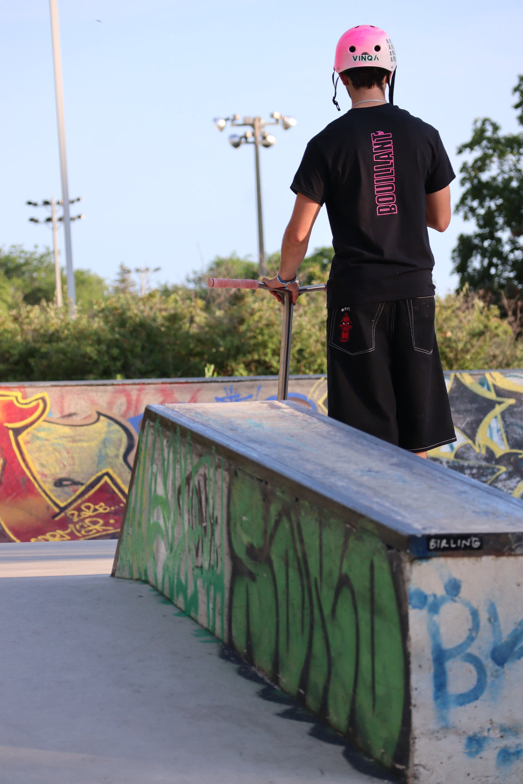 T-shirt BOUILLANT noir