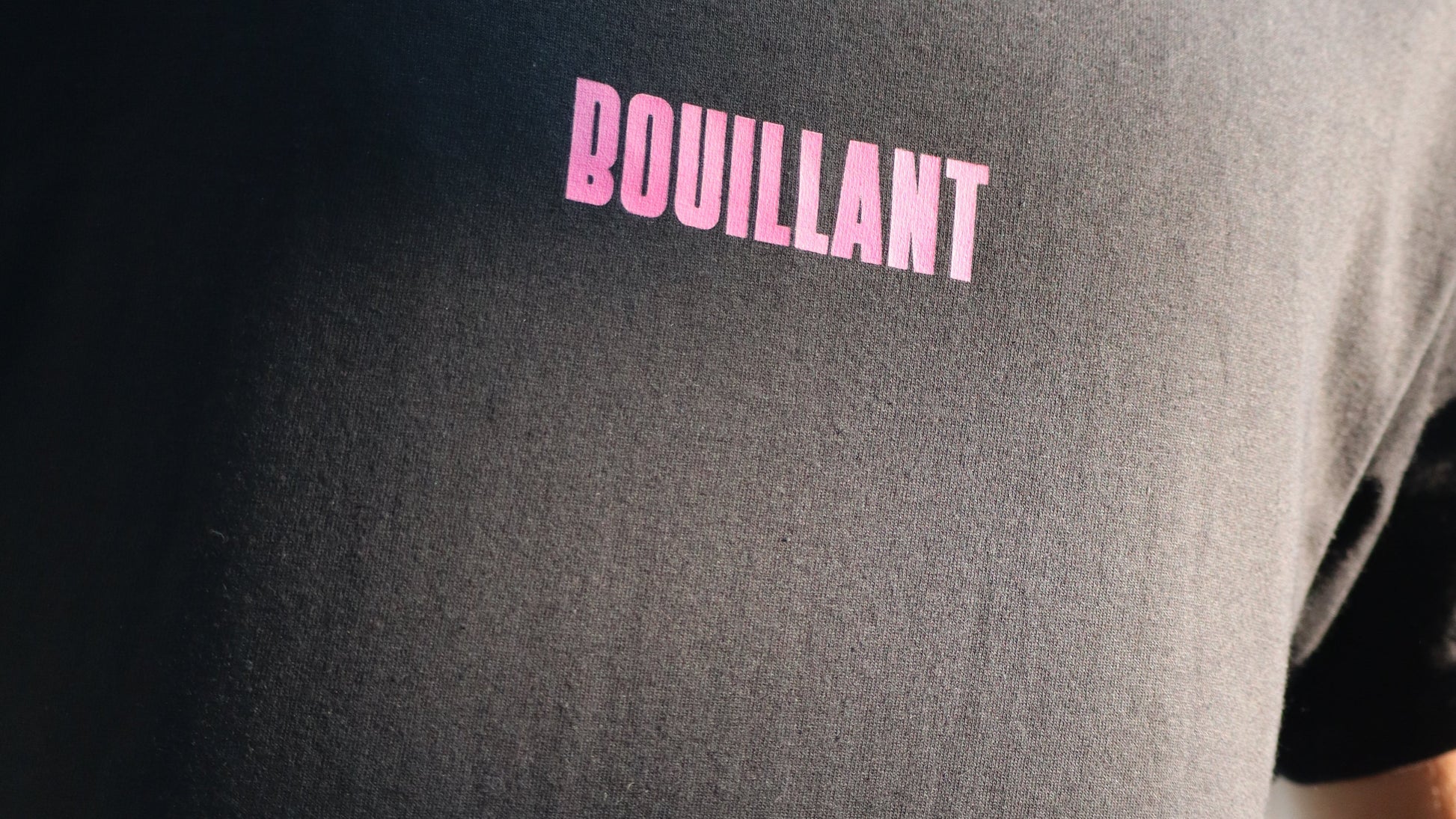 T-shirt BOUILLANT noir