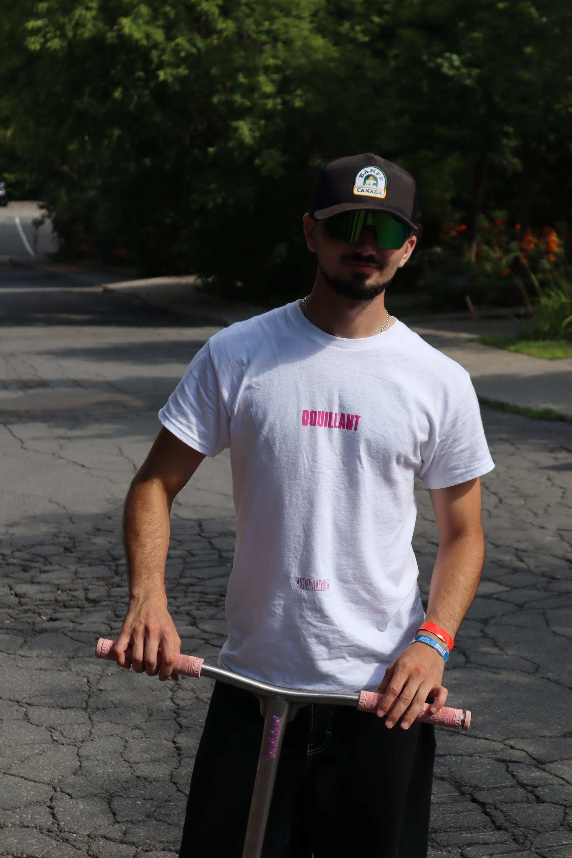 T-shirt BOUILLANT blanc