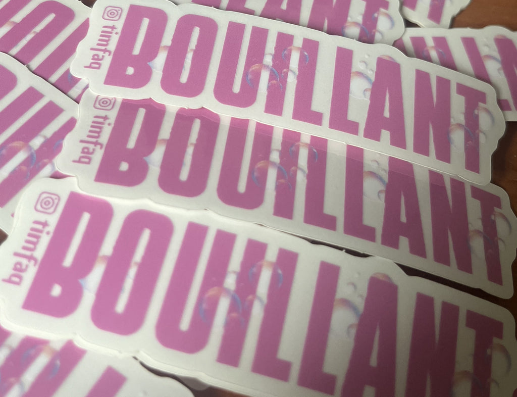 Stickers BOUILLANT
